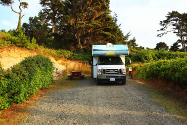 Camper auf dem Campground