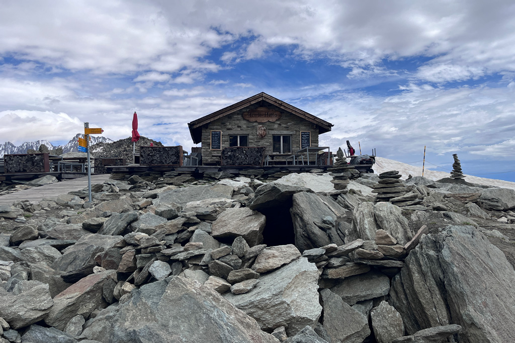 Horli-Hitta auf der Bergstation Eggishorn