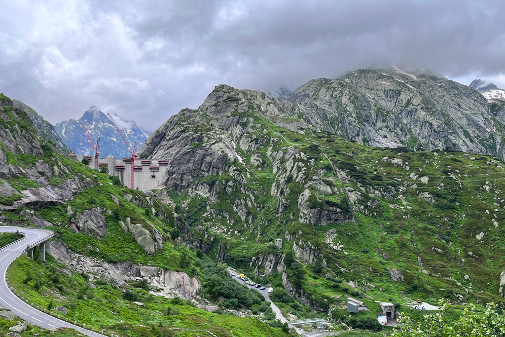 Staumauer vom Grimselsee